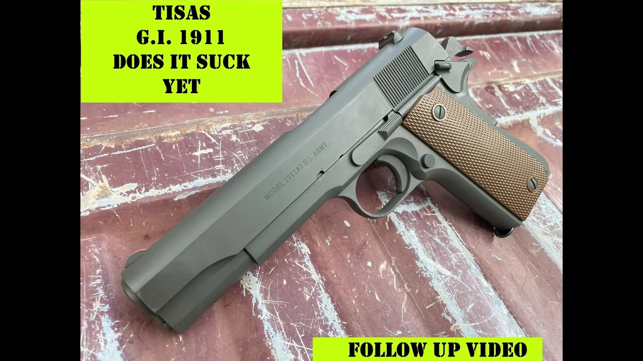 Tisas G.I. 1911 - Follow Up Video