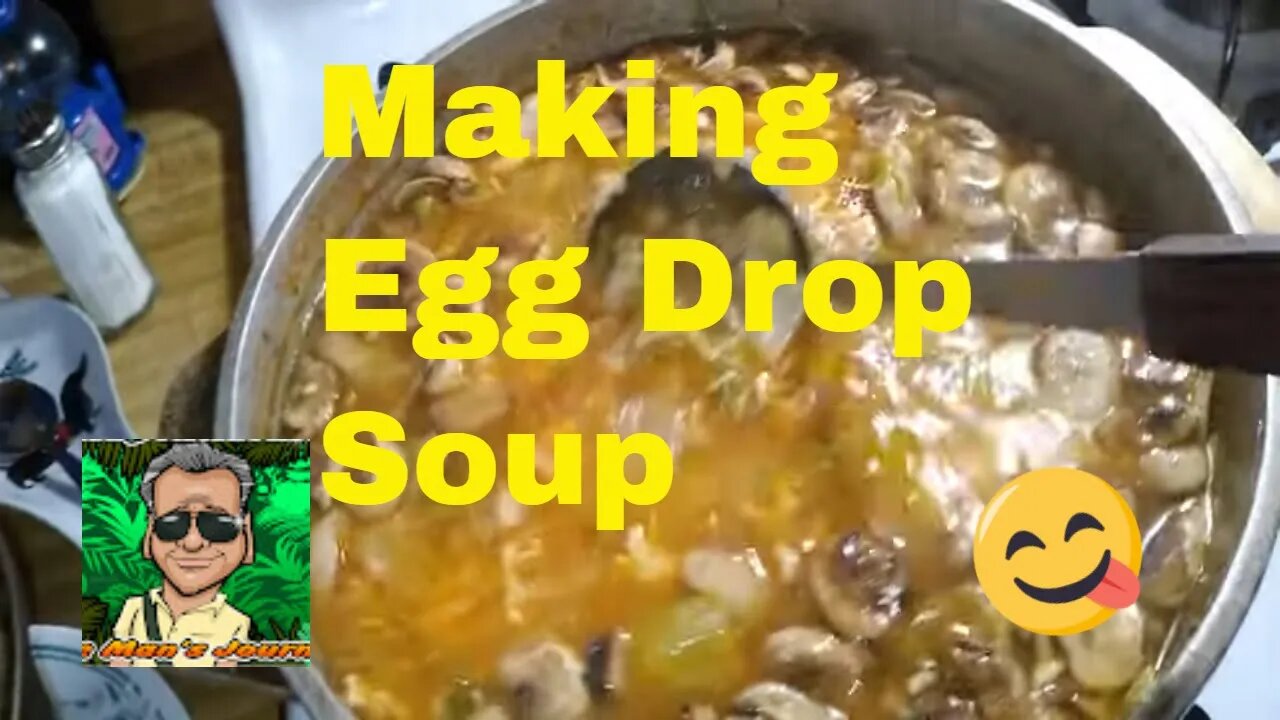 Phone Vid: Making Delicious Egg Drop Soup - Healthy & Lami :)