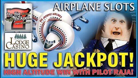 ✈🛩 Over TEN Grand In A Hand Pay | Airplane Slot Machine 🎰 | The Lodge 💣💰 | Raja Slots