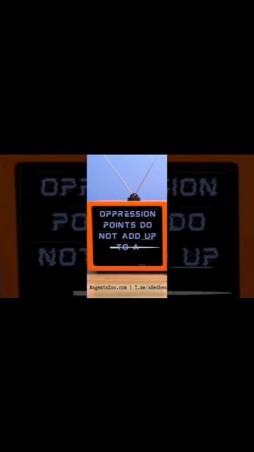 The Opression Olympics + pro victim culture we live in is not "progressive" its pathetic