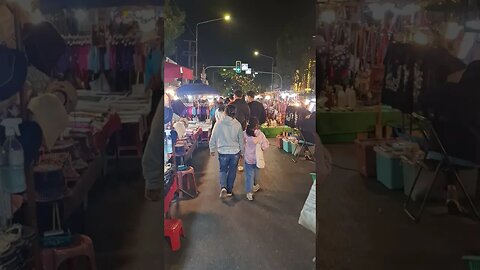 Chiang Mai Thailand 🇹🇭 Walking Street Nightmarket #shorts #thailand #chiangmai #Nightmarket #travel