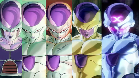 Dragon Ball Xenoverse 2 Frieza Transformations