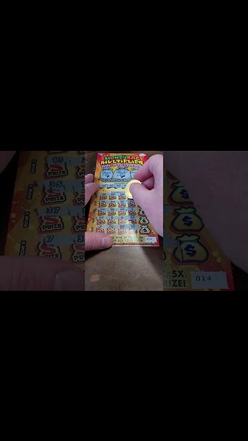 $10 Money Bag Scratch Off Lottery Ticket TEST!