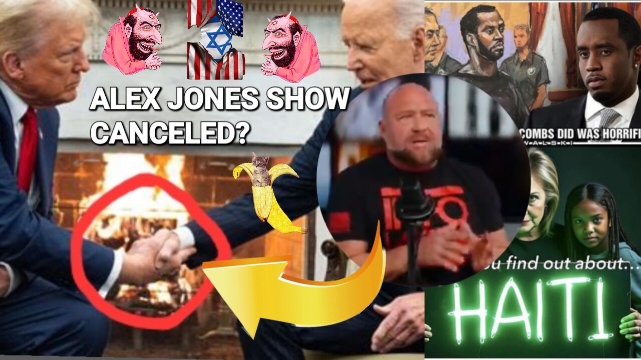 Part 2 - Alex Jones Show Canceled? Trump Biden Cardi B Husband Offset Jumped by G00NS