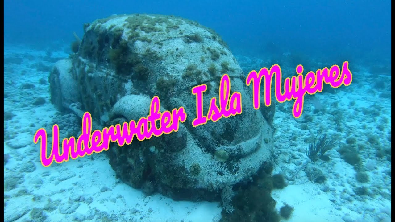 Underwater Isla Mujeres(MUSA - Museo Subacuático de Arte) - Ep. 56