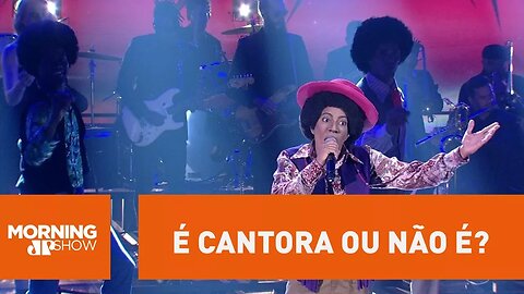 É cantora ou não é? Samantha Schmütz relembra discussão no Show dos Famosos