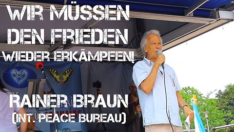 Wir müssen den Frieden wieder erkämpfen!Rainer Braun 🇩🇪@Sascha Schmitz🙈