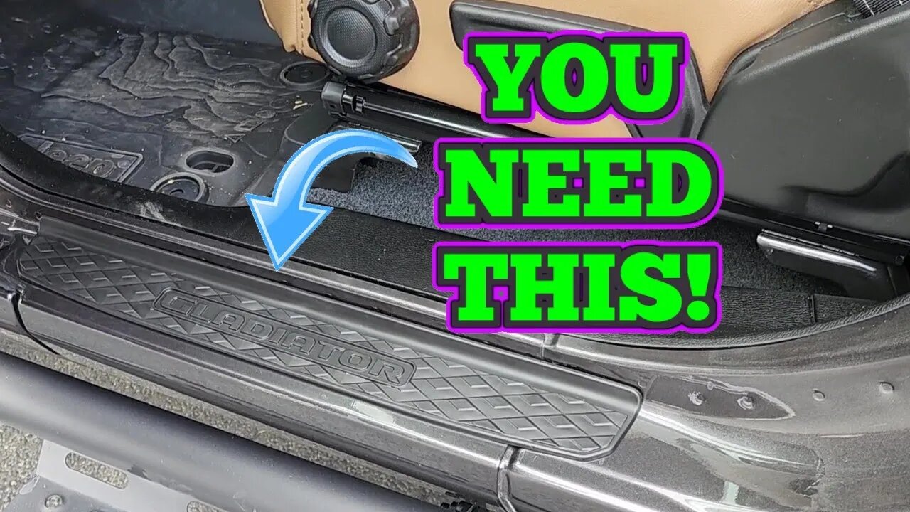 How To Easily Install Door Sill Guards On Your Jeep Gladiator!