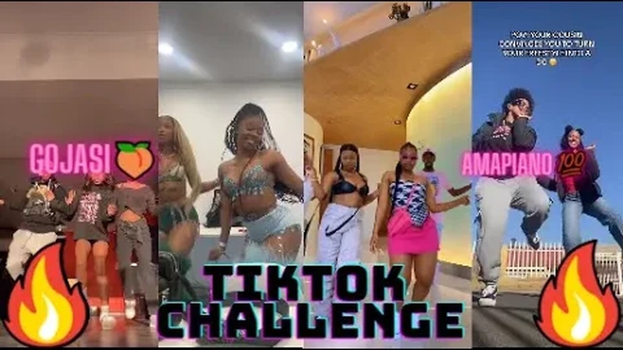 Amapiano 🍑 Gojasi |TikTok Dance challenge Compilations 🔥💯