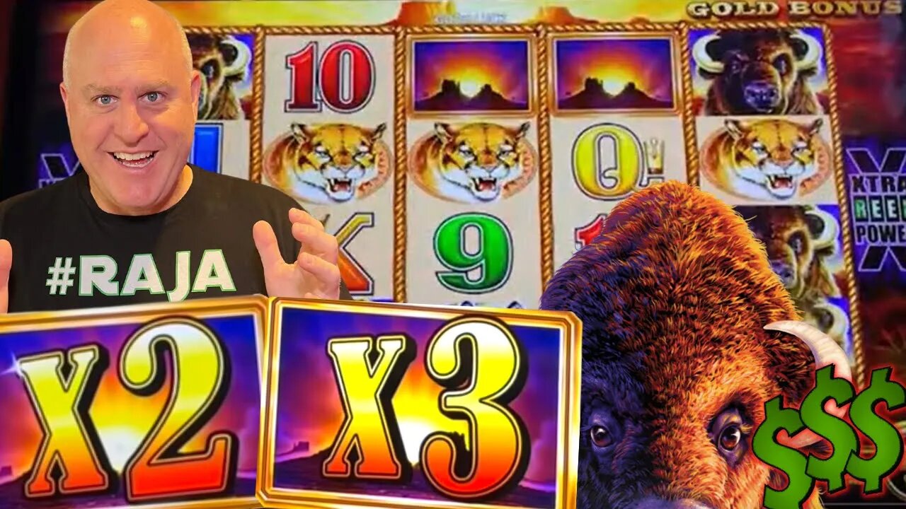 BACK 2 BACK MEGA JACKPOTS! ★ MAX BET HIGH LIMIT BUFFALO GOLD