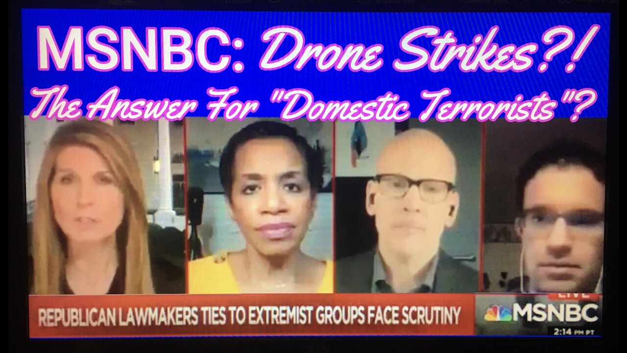 MSNBC: Drone Strikes?! The Answer to "Domestic Terrorists"?