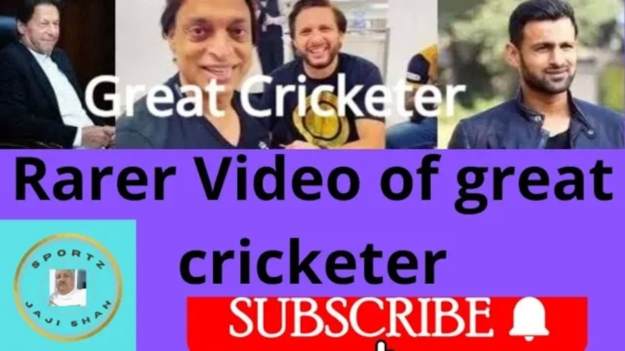 Rarer Video of great cricketer