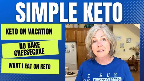 Keto No Bake Cheesecake / Keto On Vacation / What I Eat In A Day