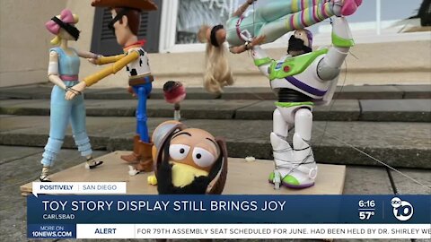 'Toy Story' display continues to bring joy to neighborhood