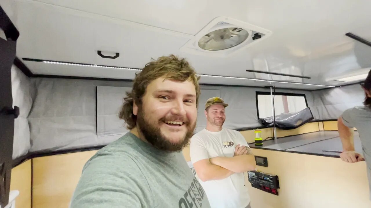 Bison Overland Pop Up Truck Camper Interior Walk Thru