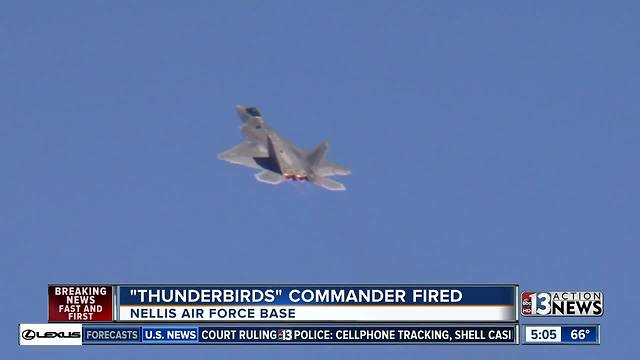 Thunderbirds commander fired