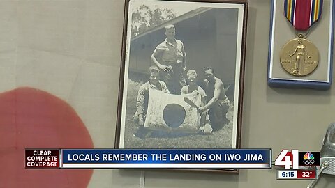 Locals remember the landing on Iwo Jima