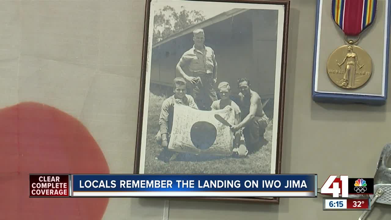 Locals remember the landing on Iwo Jima