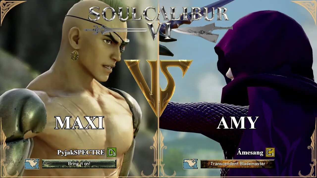 SoulCalibur VI — PyjakSPECTRE (Maxi) VS Amesang (Amy) | Xbox Series X Ranked