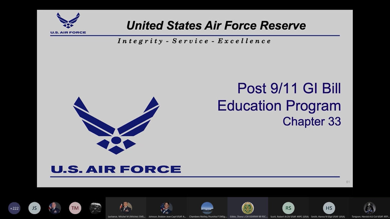 Air Reserve Component Field Orientation Education Briefing