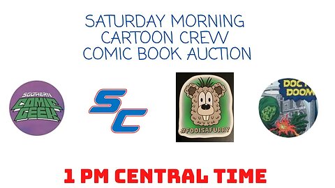 SATURDAY MORNING CARTOON CREW COMIC BOOK AUCTION ON THE CHEAP $$