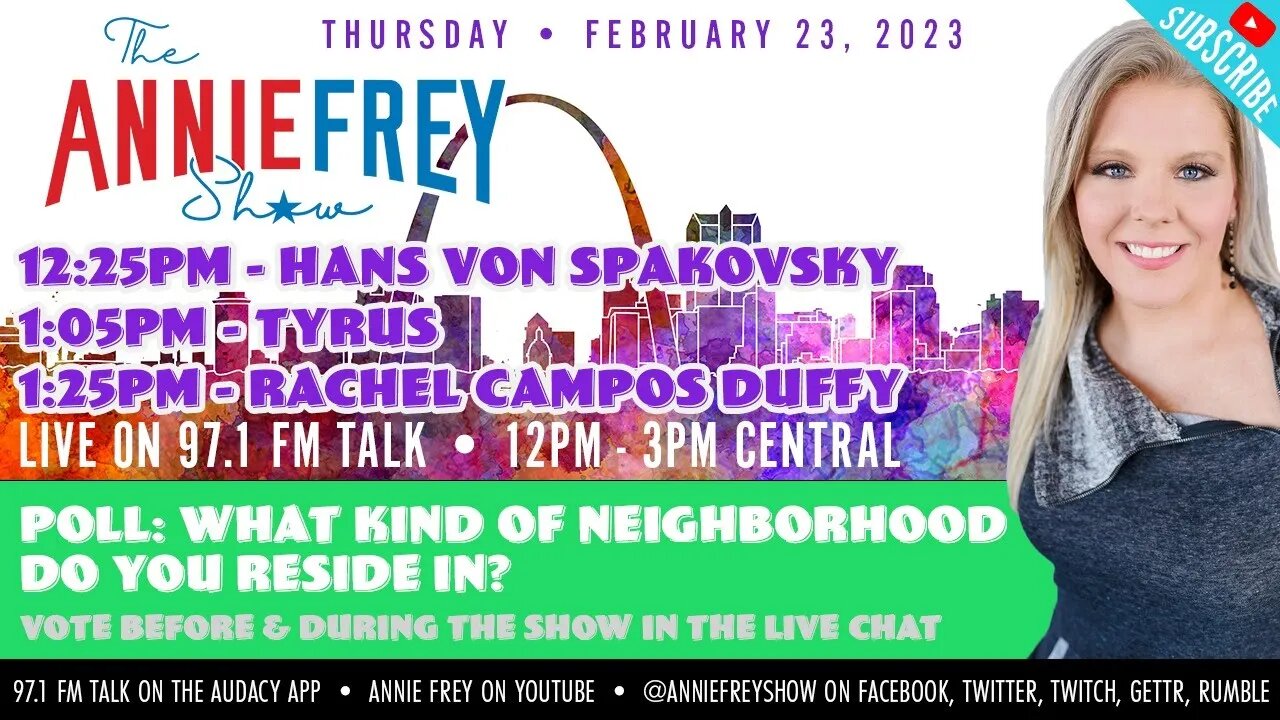 St. Louis Prosecutor Kim Gardner, Kids and Phones, Banning Books and Words • Annie Frey Show 2/23/23