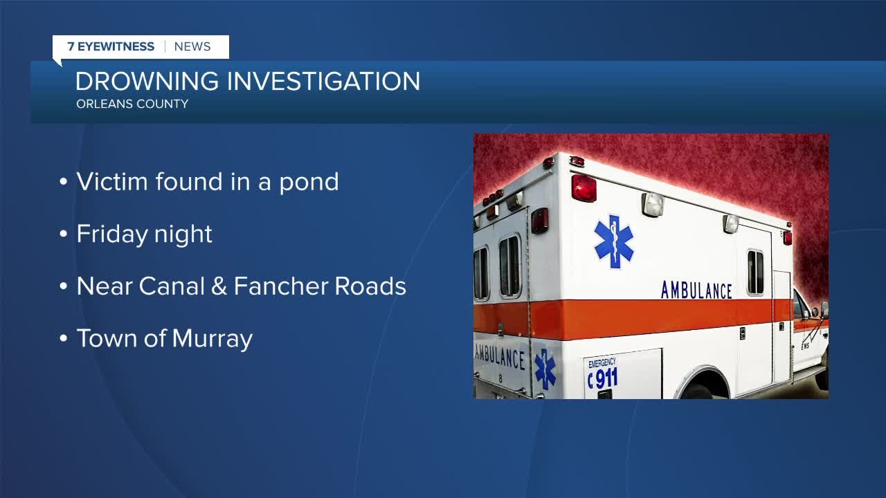Sheriff's Office investigating suspected accidental drowning in Orleans County