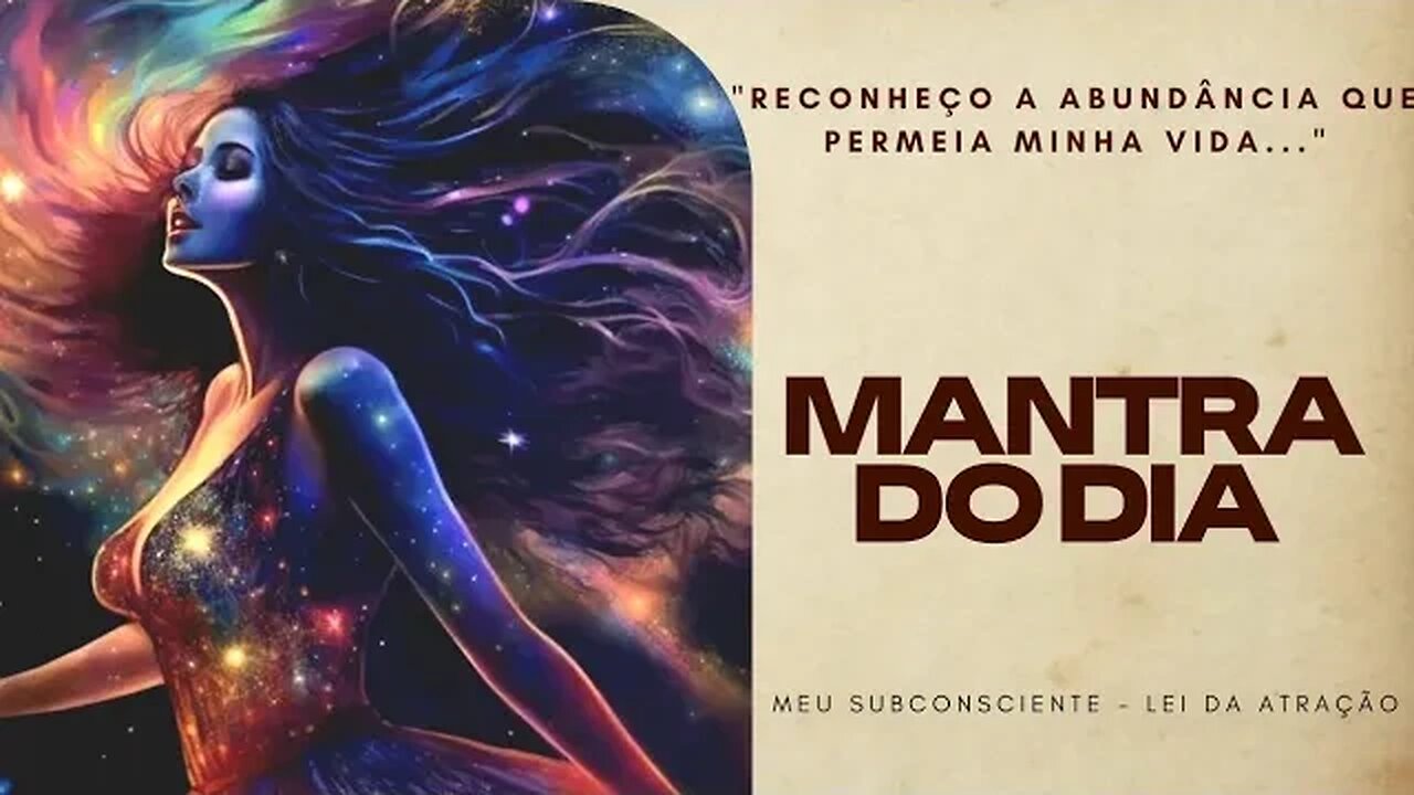MANTRA DO DIA | Reconheço a abundância que permeia minha vida #mantra #mantradodia #leidaatração