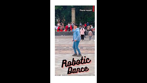 Robotic Rhythms: A Boy's Mechanical Dance Moves