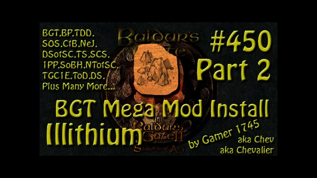 Let's Play Baldur's Gate Trilogy Mega Mod Part 450 Hunt for Illithium Pt. 2