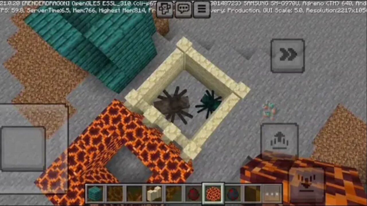 The one block spiders can't climb up in Bedrock Edition (Minecraft) @silentwisperer