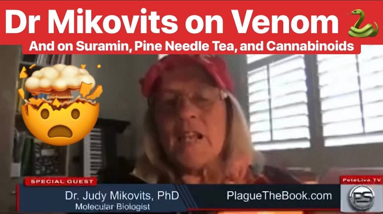 Dr Mikovitz on Venom, Suramin, Pine Needles, and Cannabinoids in relation to Treating Cov/Vx