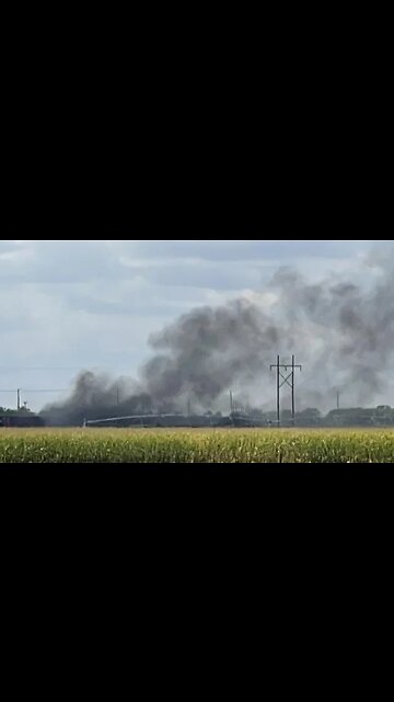 Train carrying toxic acid explodes