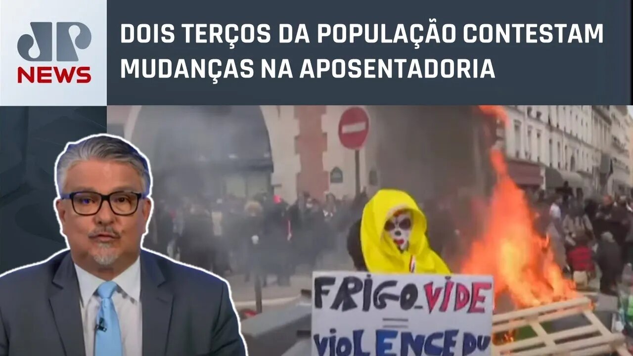 Milhões de franceses protestam contra Reforma da Previdência de Macron; Suano analisa