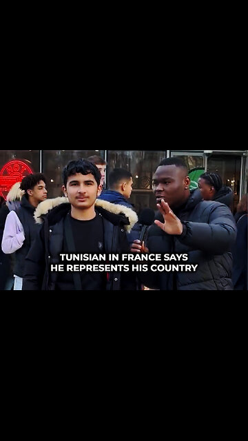 Tunisian in France Says He Represents His Country