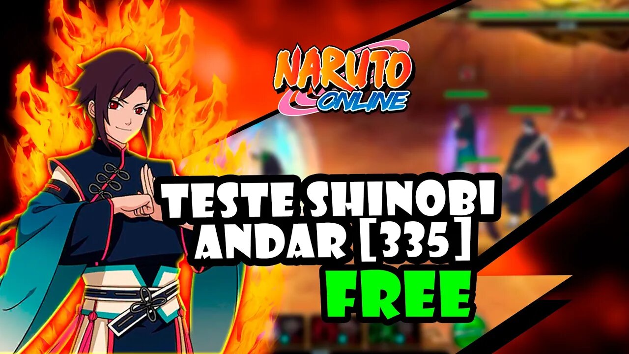 Naruto Online Teste Shinobi Andar [335] FREE #testeshinobi335 #testeshinobiandar335 #tomoyosanbruxao