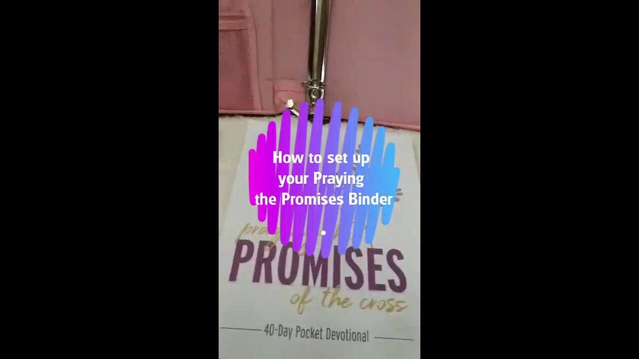 How to set up your Praying the Promises of the Cross Binder