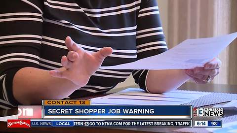 Secret shopper job warning