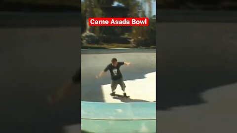 Frontside Slash, Carne Asada Bowl #poolskateboarding #skateboarding #poolskating #frontsidegrind