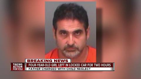 PD: Dad left 4-year-old in locked car for 2 hours while he was inside courthouse for hearing