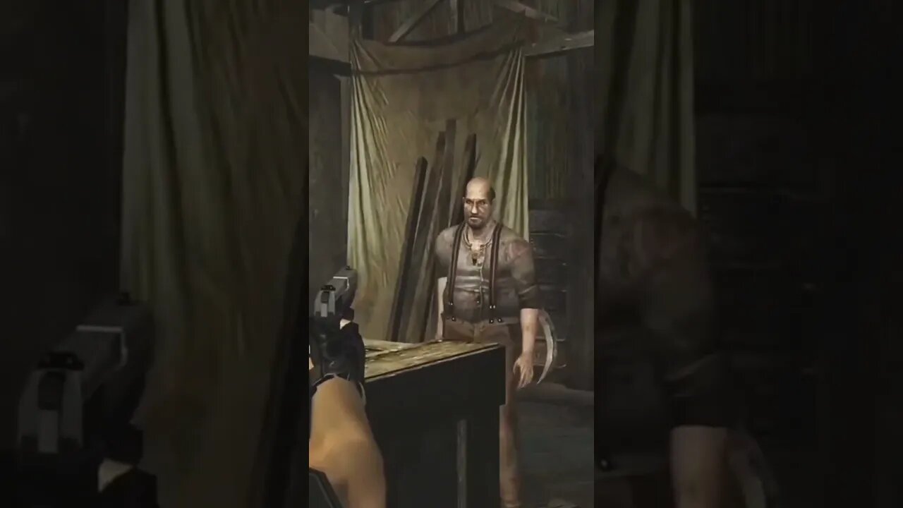 DA ONDE ELE TIRA TANTAS FOICES?! #shorts #shortsgamer #residentevil4 #residentevil4 #gaming #gamer