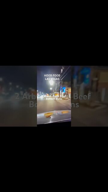 Las Vegas Hood Food slow motion Replay. Arby’s roast beef @ Cheddar 46 mph. See Full Video Link