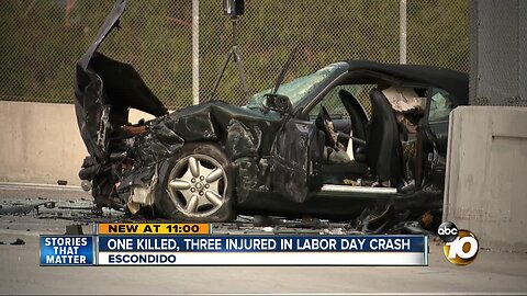 1 dead in two-car collision in Escondido