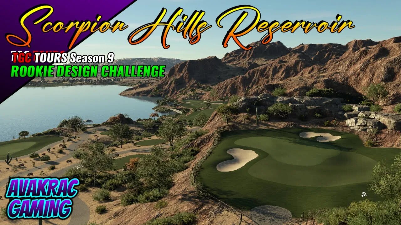 PGA TOUR 2K23 - Scorpion Hills Reservoir (TGC TOURS Rookie Design Challenge Season 9)