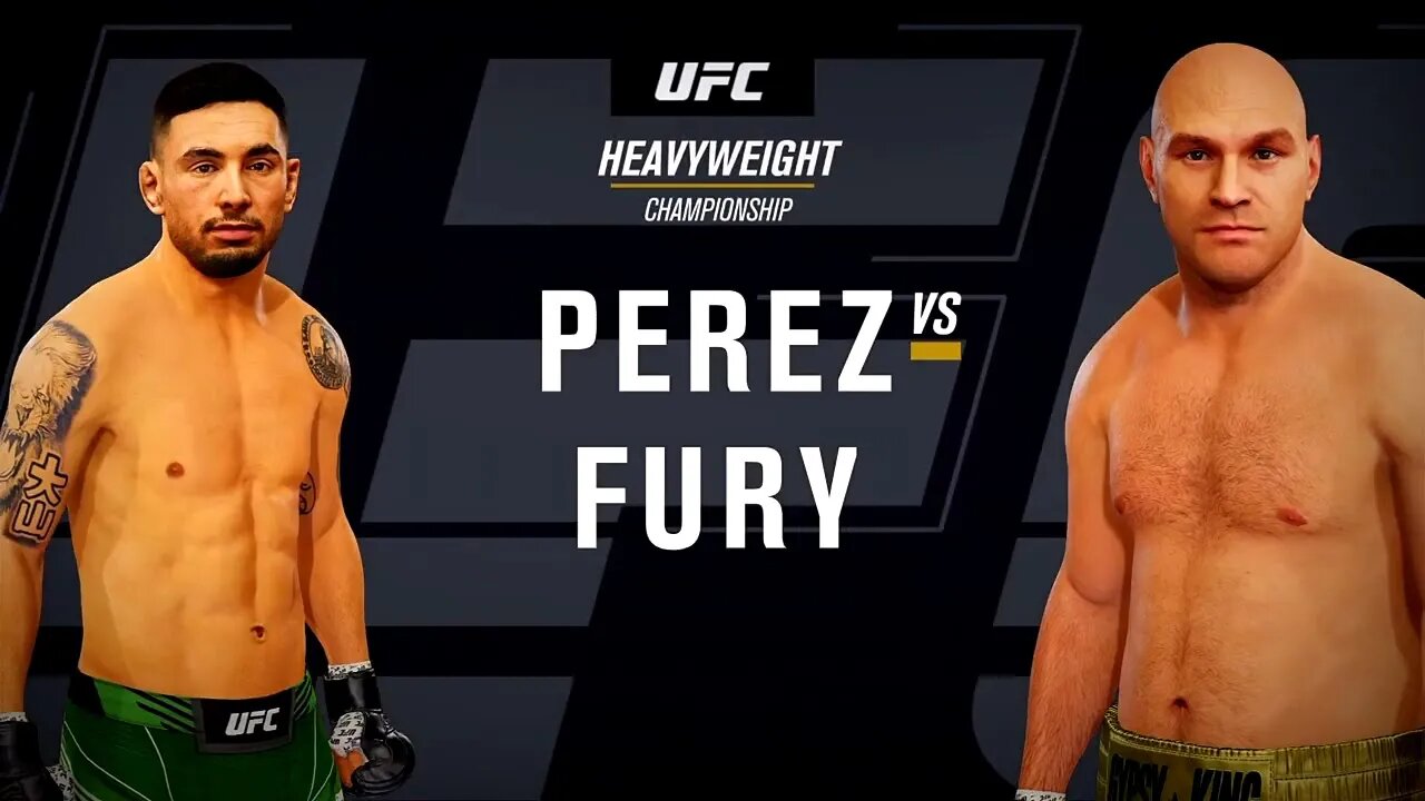 EA Sports UFC 4 Gameplay Tyson Fury vs Alex Perez