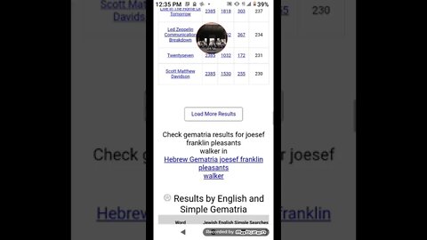 My Gematria part 1