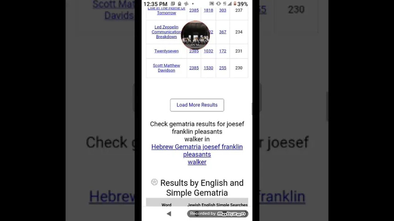 My Gematria part 1