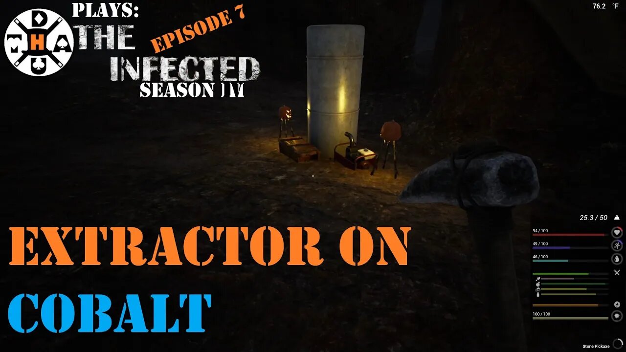 Figuring Out Which Cave Is Which! First Extractor On Cobalt! The Infected S4EP7