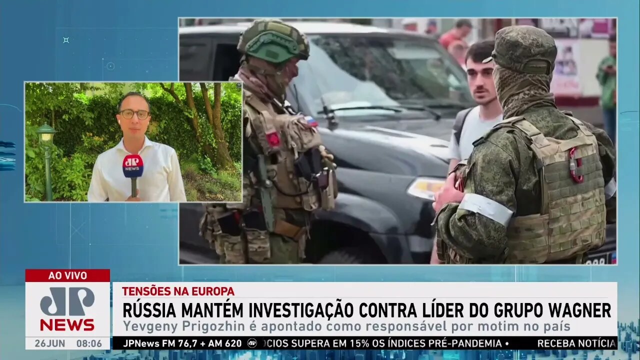 Rússia mantém investigação contra líder do grupo Wagner