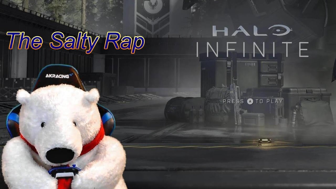 Salty Bear Raps While Playing Halo Infinite